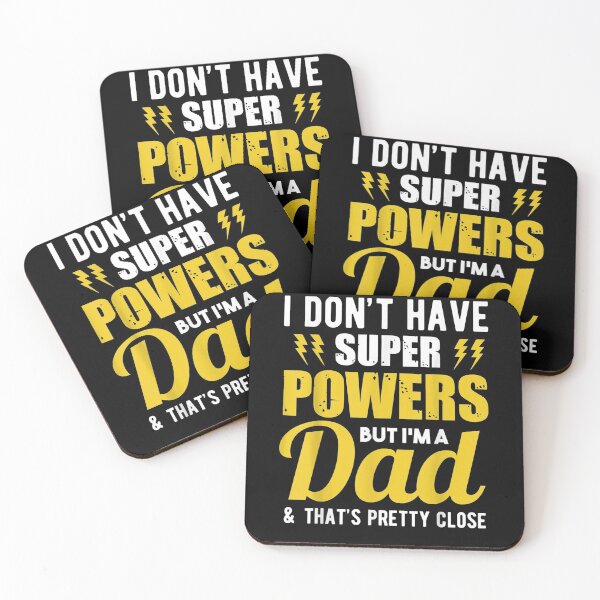 Item preview, Mens I Don't Have Super Powers But I'm A Dad Funny Father's Day  designed and sold by sheilase.