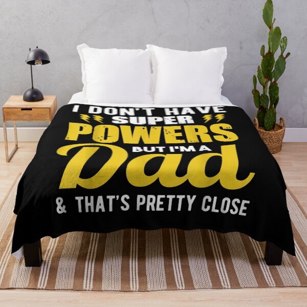 Item preview, Mens I Don't Have Super Powers But I'm A Dad Funny Father's Day  designed and sold by sheilase.