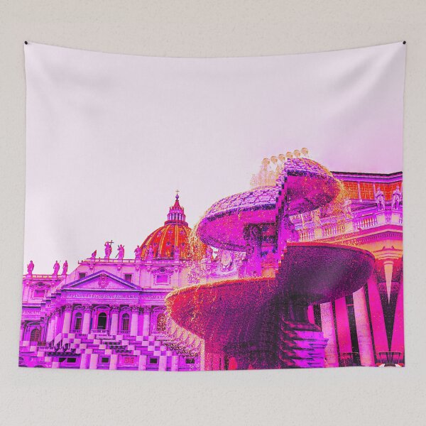 Item preview, Rome Building and Fountain Glitch Art designed and sold by glitchhub.