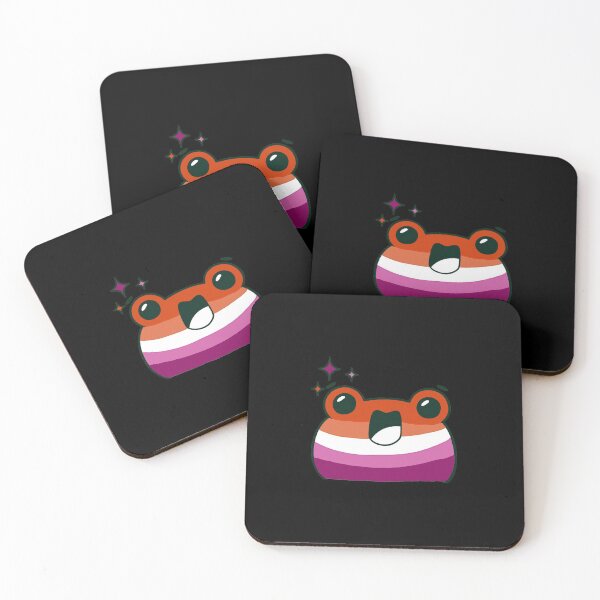 Item preview, Subtle Lesbian Flag Pride Frog. Lesbian frog designed and sold by tiredandbored.