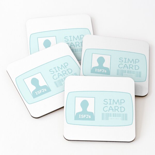 Item preview, ISFJ Simp Card designed and sold by JordynD.