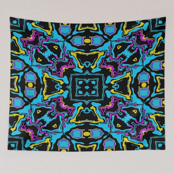 Item preview, Cosmic Echo Blue Yellow Pink Purple Black designed and sold by Sector18.