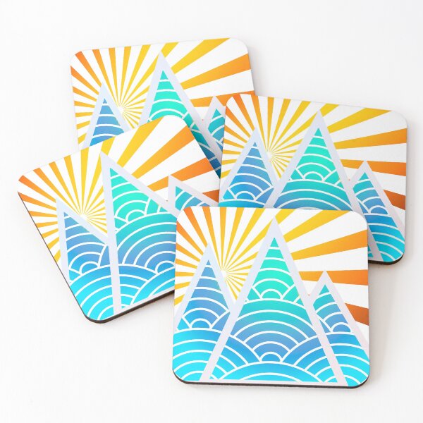 Item preview, Triangle Mountains Seigaha designed and sold by ARubyMoon.