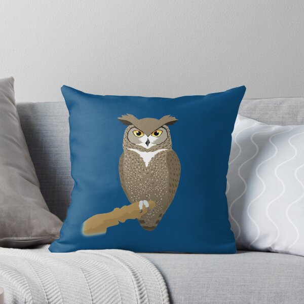 Item preview,   A digital illustration of a Great horned owl designed and sold by Bwiselizzy.