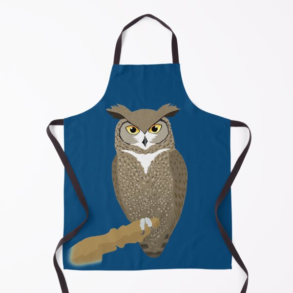 Item preview, A digital illustration of a Great horned owl designed and sold by Bwiselizzy.