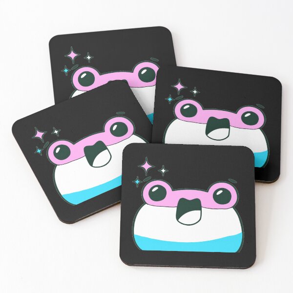 Item preview, Subtle Transgender Pride Frog. Transgender frog designed and sold by tiredandbored.