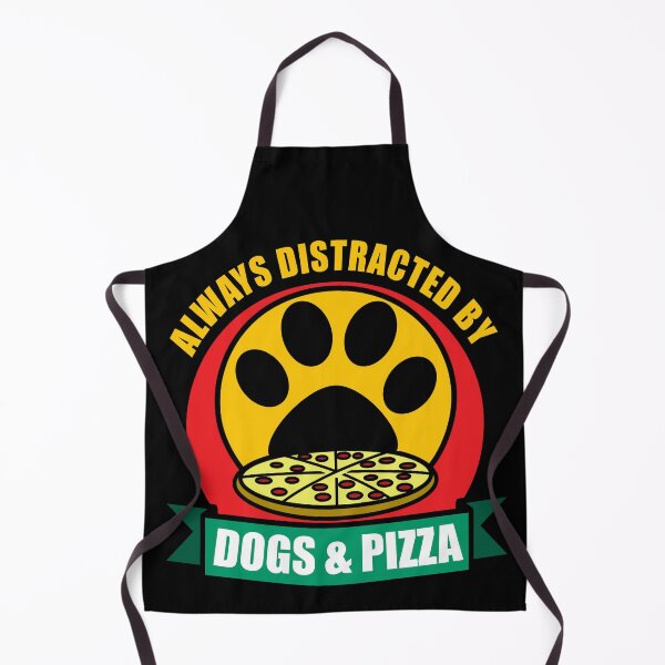 Item preview, Easily Distracted By Dogs and Pizza designed and sold by MoonsmileProd.