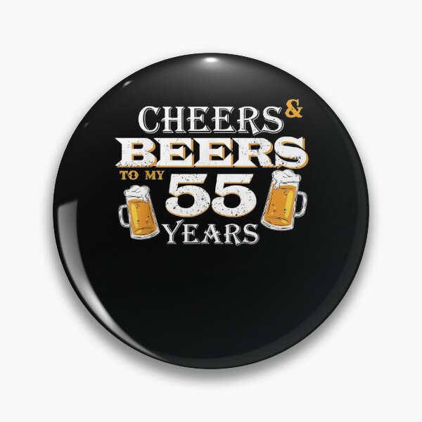 Item preview, Cheers And Beers To 55 Years Old Birthday Cool 55th Birthday  designed and sold by sheilase.