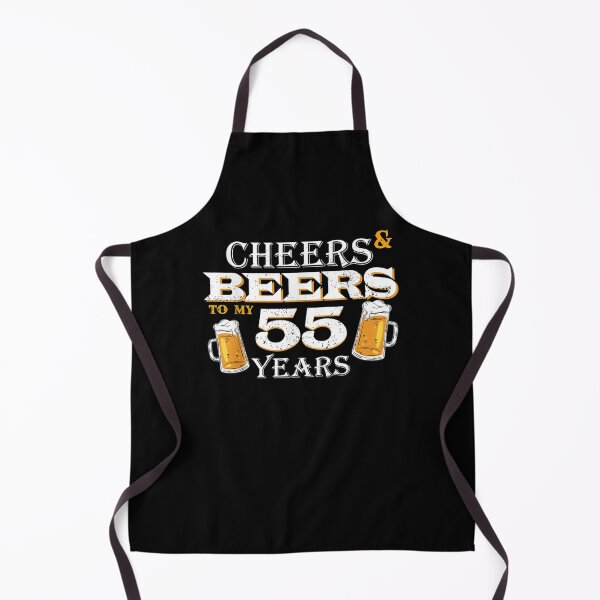 Item preview, Cheers And Beers To 55 Years Old Birthday Cool 55th Birthday designed and sold by sheilase.
