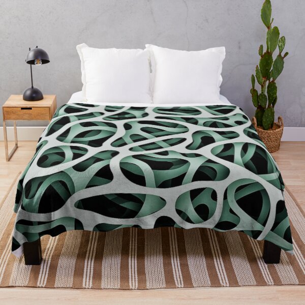 Item preview, Green Celullar Vector Microscopic Pattern designed and sold by Ruby Jackson.