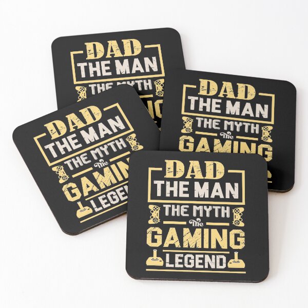 Item preview, Dad The Man The Myth The Gaming Legend  Funny Gamer Dad designed and sold by Apoorv Choudhary.