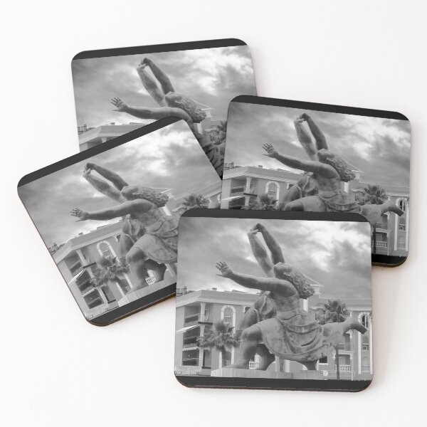 Item preview, Monochrome of a statue in Torremolinos Costa del Sol Malaga  designed and sold by PicsByTony.