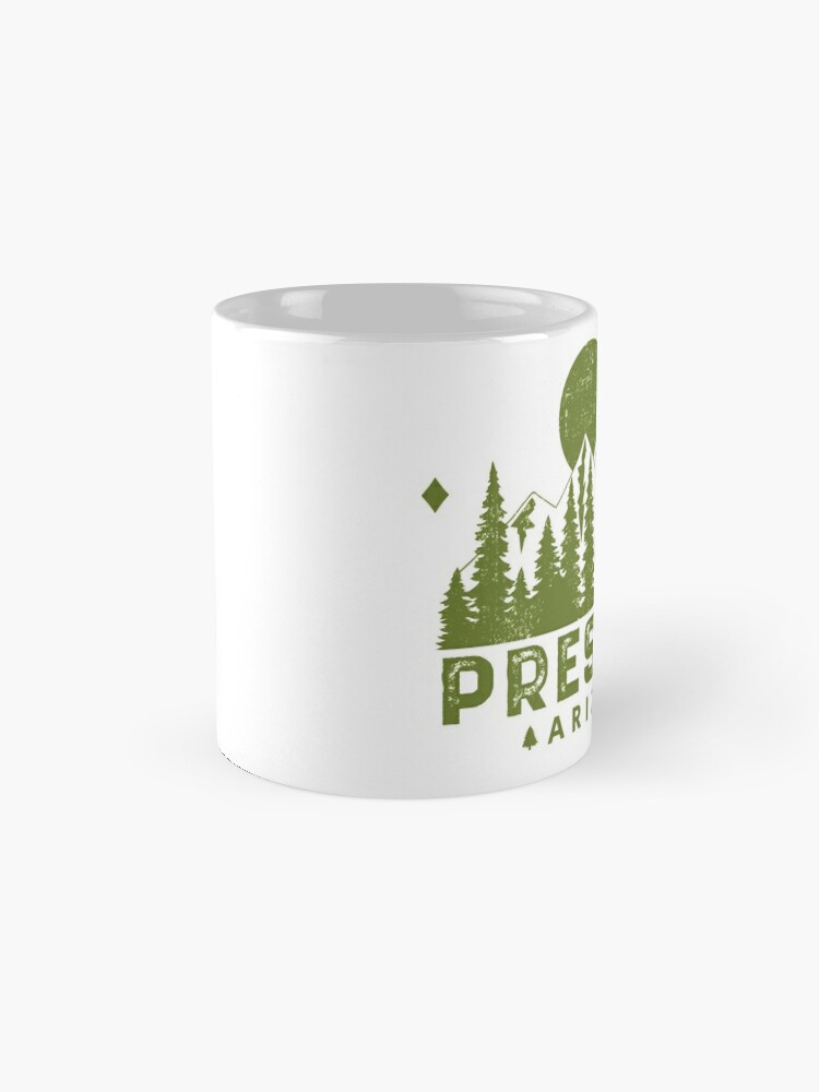 Forested Coffee Mug Art Print Wanderlust Wall Art Print Coffee