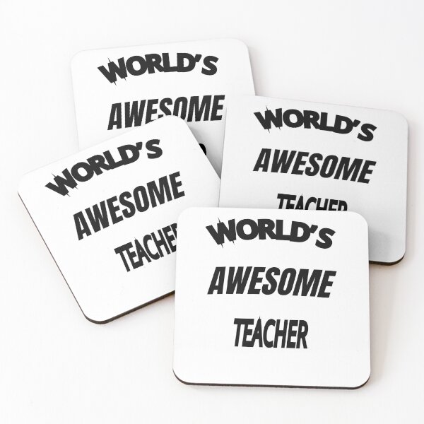 Item preview, World's Awesome Teacher designed and sold by WowAllinOne.