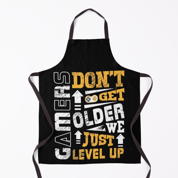 Item preview, Gamers Don't Get Older We Just Level Up Funny Gaming Sayings designed and sold by Apoorv Choudhary.