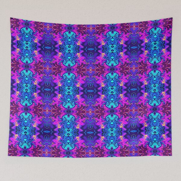 Item preview, Feeling Such a Vibe Blue Pink Purple Pattern designed and sold by Sector18.