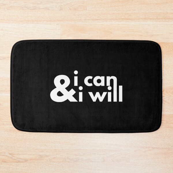 Item preview, I Can And I Will (Black) designed and sold by quoteedesigns.