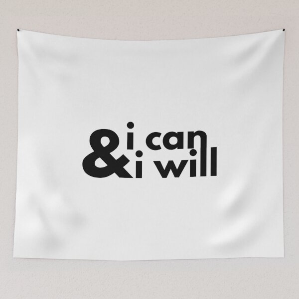Item preview, I Can & I Will designed and sold by quoteedesigns.