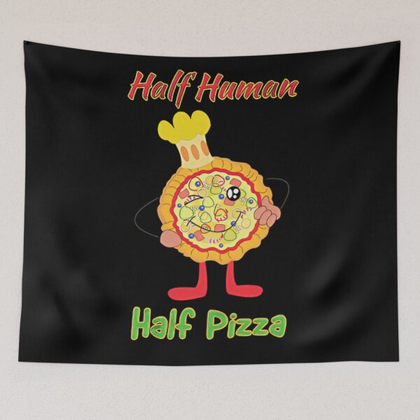 Item preview, Half Human Half Pizza - Smile pizza designed and sold by Cool Store.