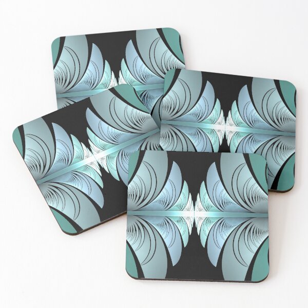 Item preview, turquoise arabesque designed and sold by joelle Guillaume.
