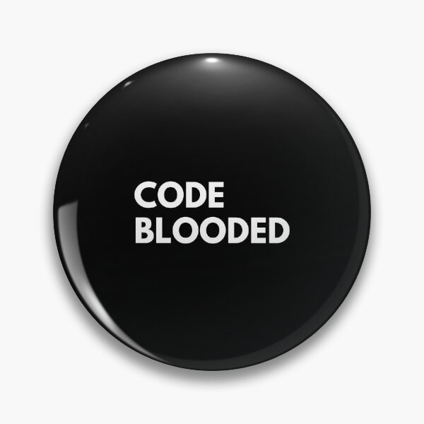 Item preview, Code Blooded (Black) designed and sold by quoteedesigns.