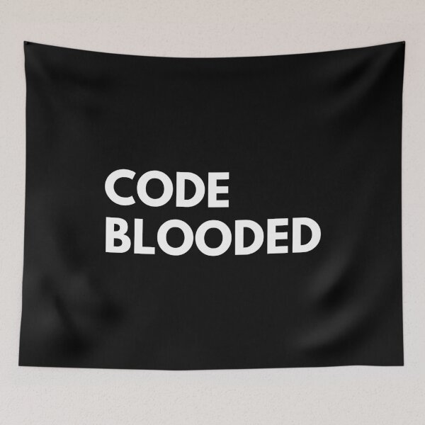 Item preview, Code Blooded (Black) designed and sold by quoteedesigns.