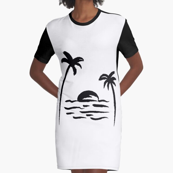 Hawaii T-Shirt Kleid