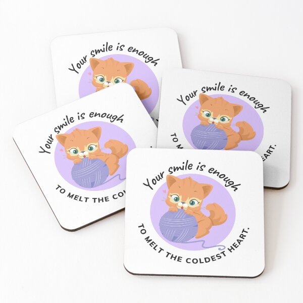 Item preview, YOUR SMILE IS ENOUGH TO MAKE THE COLDEST HEART designed and sold by Saniahashim.