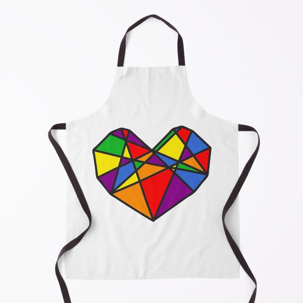 Item preview, Geometric Rainbow Heart  designed and sold by JoyforU.