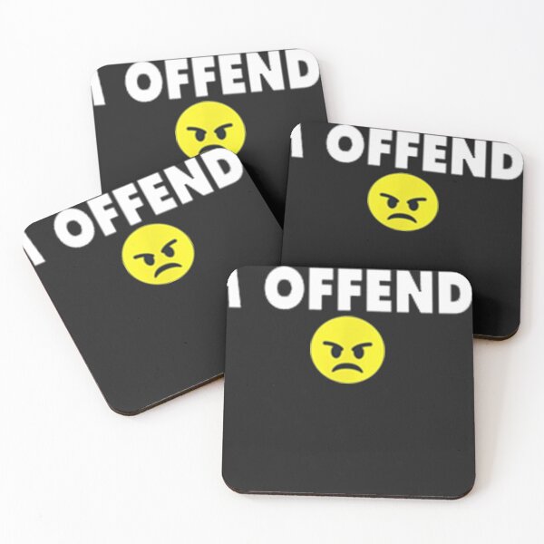 Item preview, I'm Offended Angry yellow Smiley Face Emoji Im Offended  designed and sold by jamesaduar.