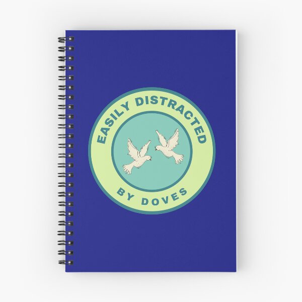 Item preview, Easily distracted by Doves designed and sold by fev-rocks.