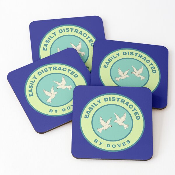 Item preview, Easily distracted by Doves designed and sold by fev-rocks.