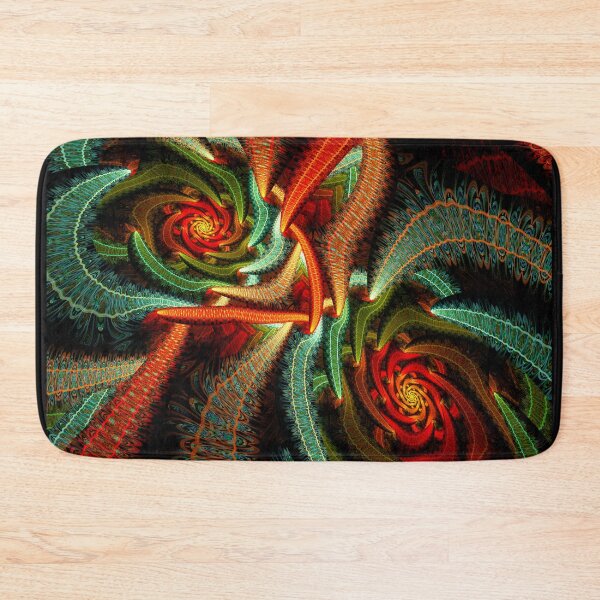 Item preview, red arabesque designed and sold by joelle Guillaume.