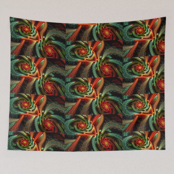 Item preview, red arabesque designed and sold by joelle Guillaume.