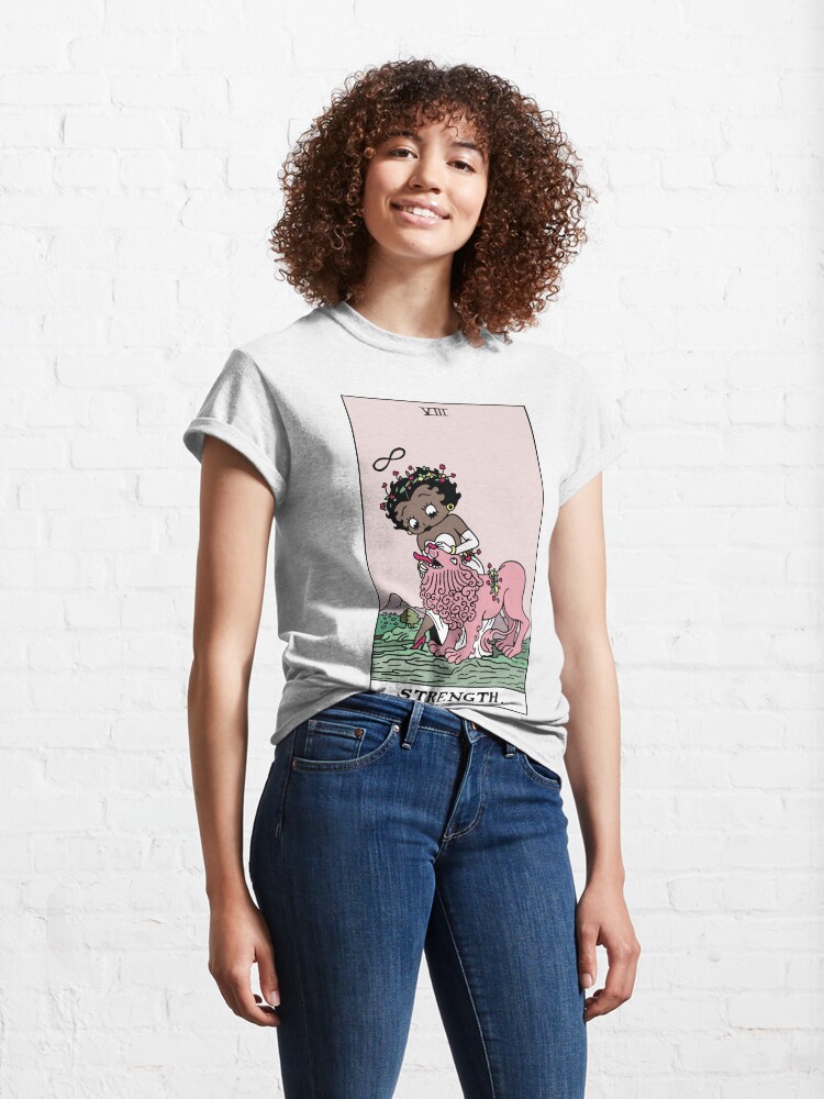 Alternate view of Betty Boop Tarots: Strength Classic T-Shirt