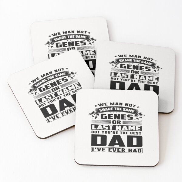 Item preview, We Man Not Share The Same Genes, Father, Papa, Dad, Typography. designed and sold by FloralStore.
