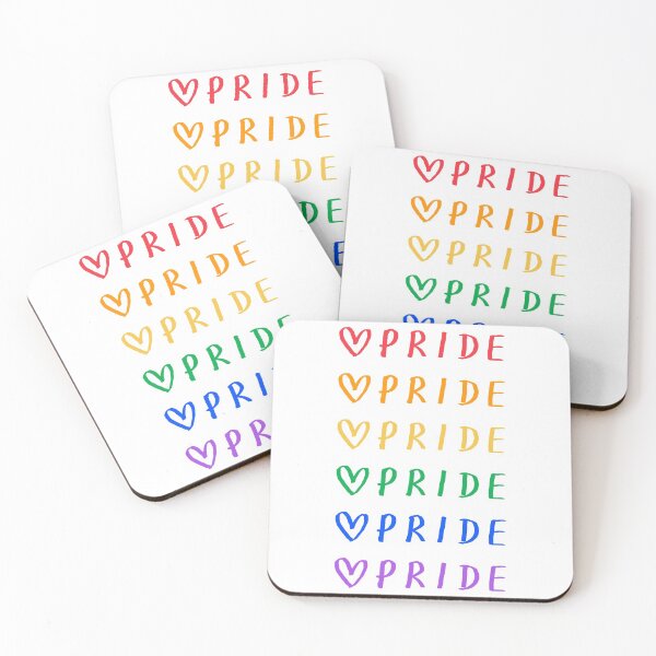 Item preview, Pride Rainbow Color Doodle Typography designed and sold by JoyforU.