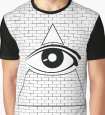 All Seeing Eye (Black/White) Graphic T-Shirt