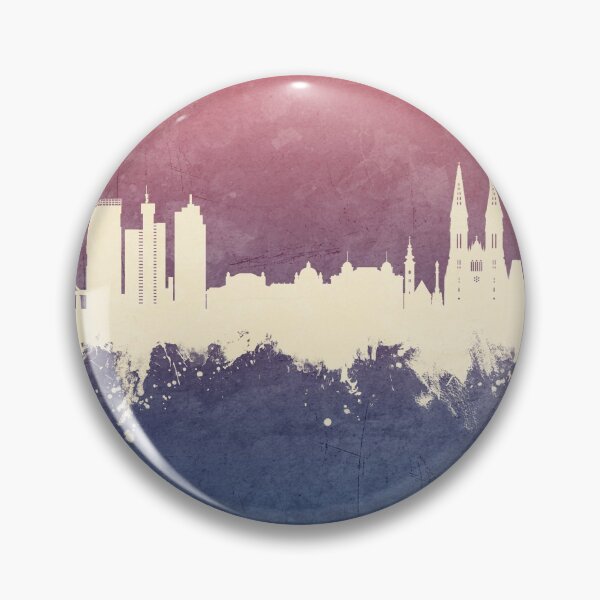 Item preview, Zagreb Croatia Skyline designed and sold by ArtPrints.