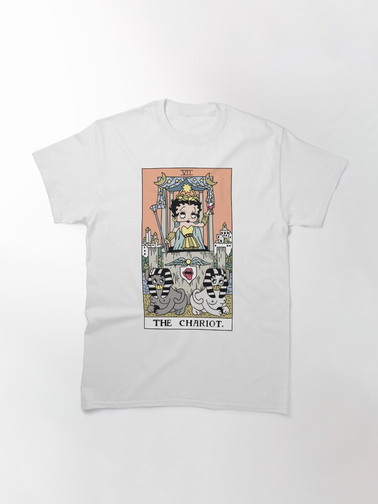 Thumbnail 3 of 7, Classic T-Shirt, Betty Boop Tarots: The Chariot designed and sold by Lucy-Faery.