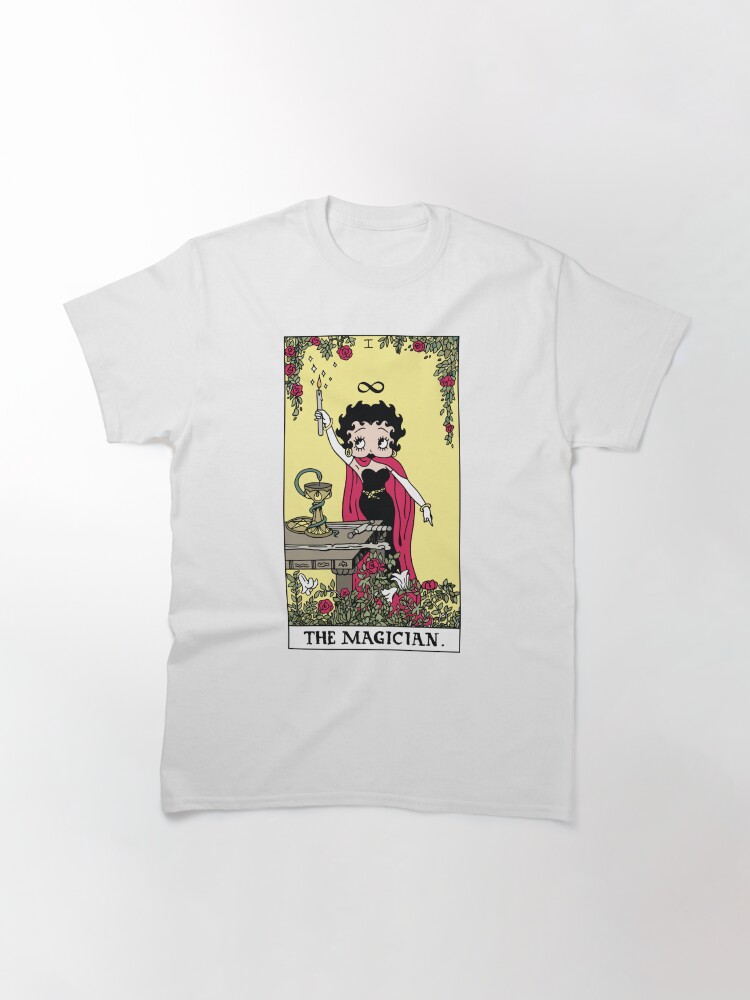 Thumbnail 3 of 7, Classic T-Shirt, Betty Boop Tarots: The Magician designed and sold by Lucy-Faery.