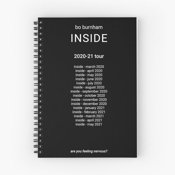 Item preview, Inside - Bo Burnham - fan tour merch - white designed and sold by bethsdesign.