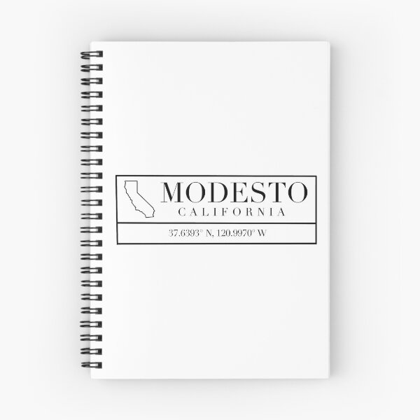 Item preview, Modesto California Coordinates designed and sold by Emily Designs.