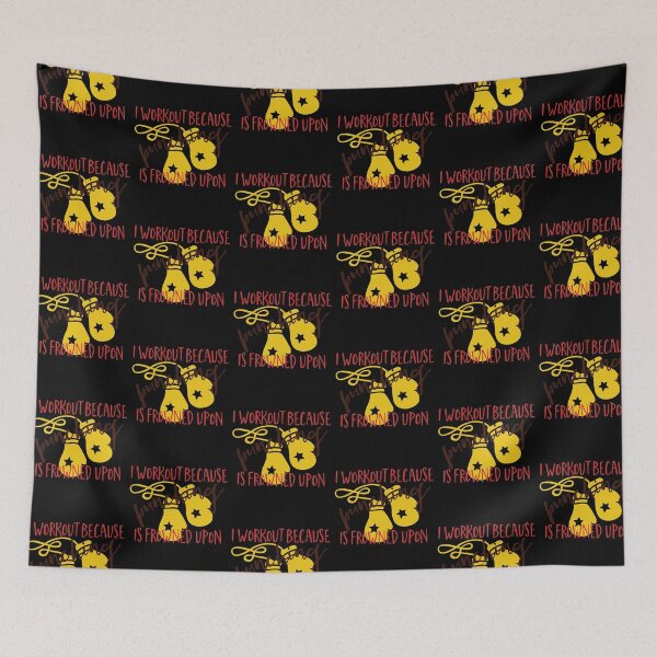 Item preview, I WORKOUT BECAUSE PUNCHING IS FROWNED UPON. UNITS designed and sold by UNITEES21.