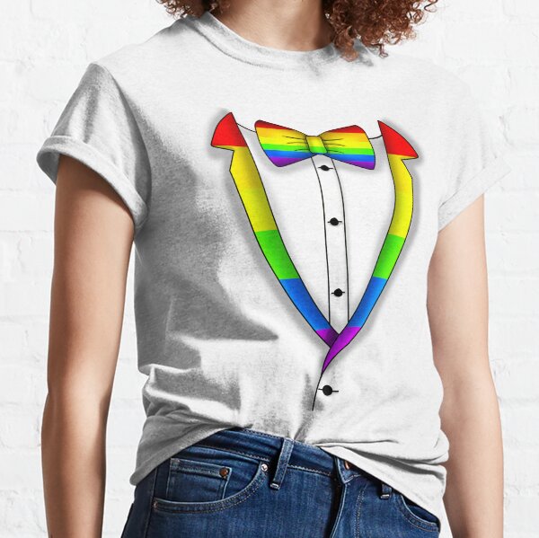 Rainbow Tuxedo Classic T-Shirt