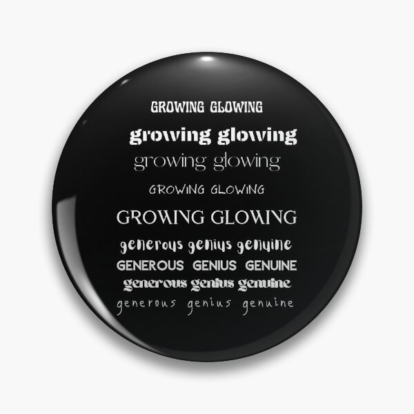 Item preview, Generous Genius Genuine Growing Glowing T-shirt. designed and sold by Dublia.