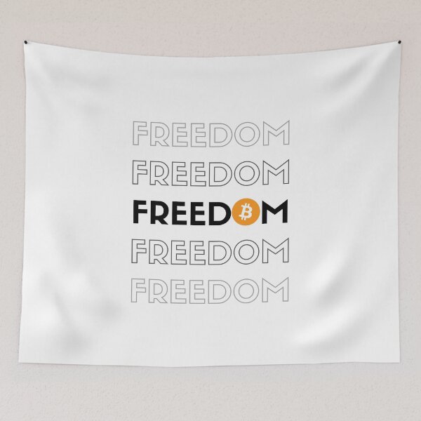 Item preview, freedom BTC crypto designed and sold by MoohAs.