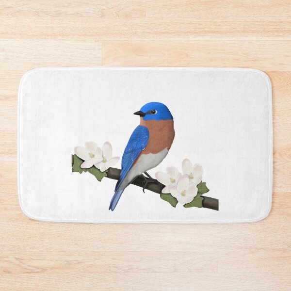 Item preview, Eastern Bluebird bird garden bird illustration biologist ornithologist birdlover designed and sold by jz-birds.