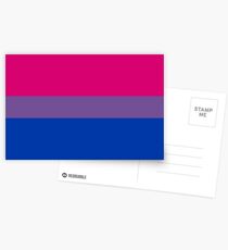 Bisexuelle Flagge Postkarten