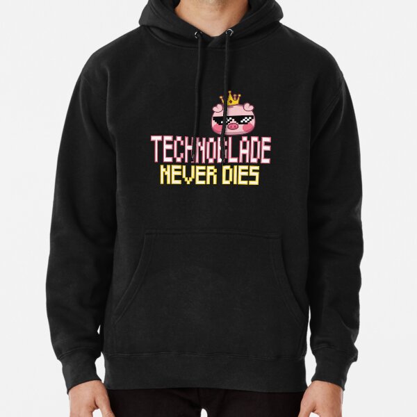 Technoblade Never Die Pink Lightweight Hoodie, Technoblade Merch